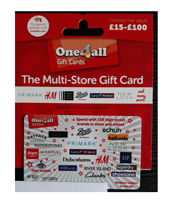Enter Raffle to Win Enter raffle to win £50 One4all Gift Card Hosted By